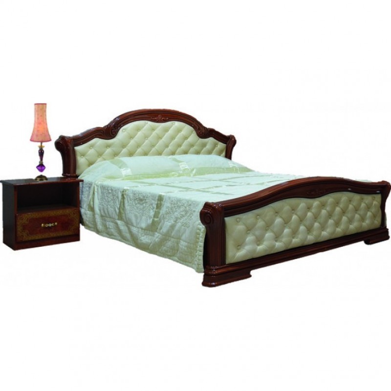 

Кровать Світ меблів Венеция Новая пино орех с каркасом 160х200