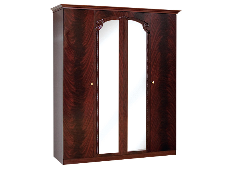 

Шкаф распашной Світ Меблів Лаура 4Д махонь коричневый четырехдверный