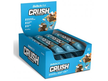 

Заменители питания BioTech USA Упаковка батончиков Crush Bar (12 шт) Вкус Кокос Тоффи