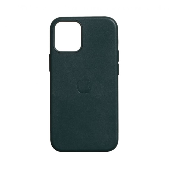 

Чехол MagSafe Leather Case Full Size для Apple iPhone 12 Mini (Темно-зеленый)