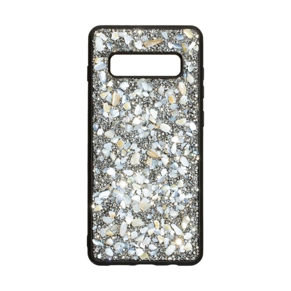 

Чехол Bling World Stone для Samsung S10 Plus (Серебряный)