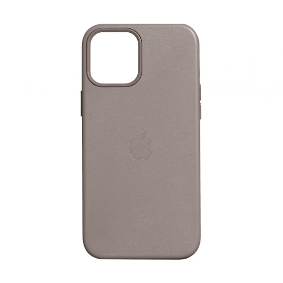 

Чехол MagSafe Leather Case Full Size для Apple iPhone 12 Pro Max (Серый)