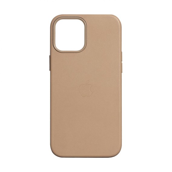 

Чехол MagSafe Leather Case Full Size для Apple iPhone 12 Pro Max (Tan)