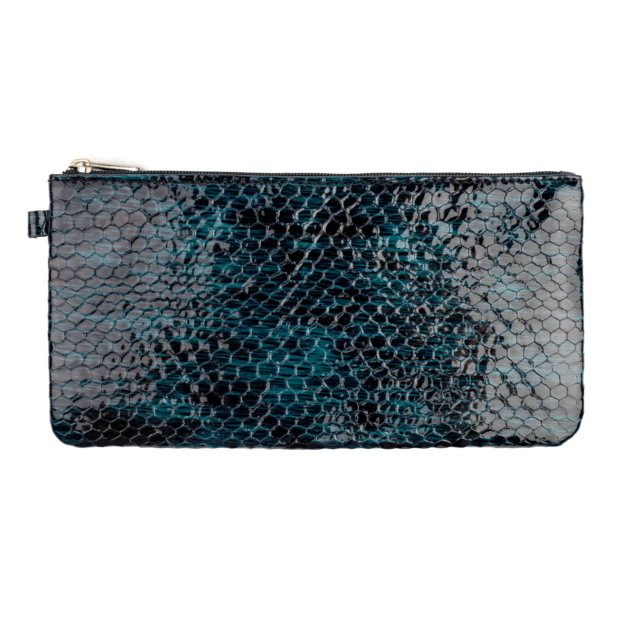 

Кошелёк-клатч женский натуральная лаковая кожа ALORI, изумрудный ВА-02-4 Green