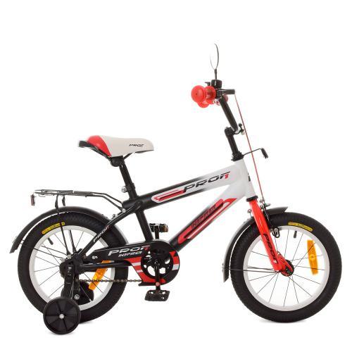 

Велосипед детский PROFI 14" Inspirer черно-бело-красный (м) SY1455