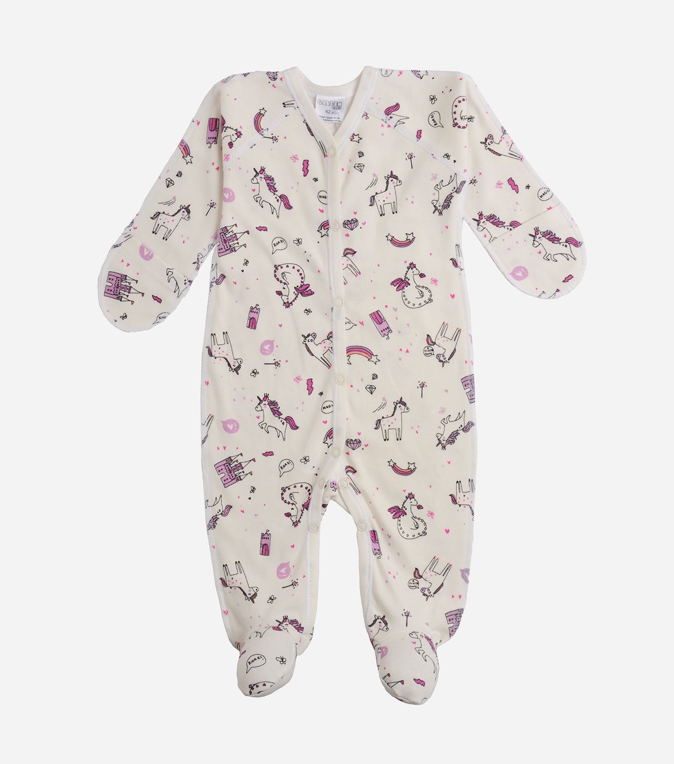 

Человечек Garden Baby Единорожки 10846-02 62 см