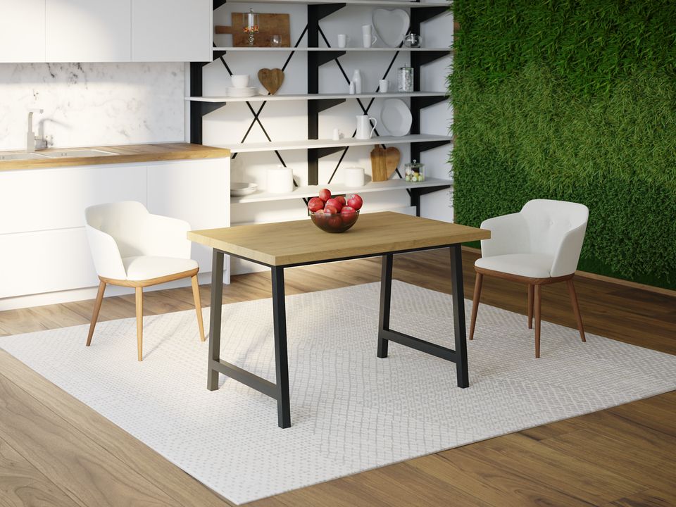 

Обеденный стол Skandi Wood SW076 Карсон-Сити 200 х 80 х 75 см МДФ+Шпон Дуб Натуральный