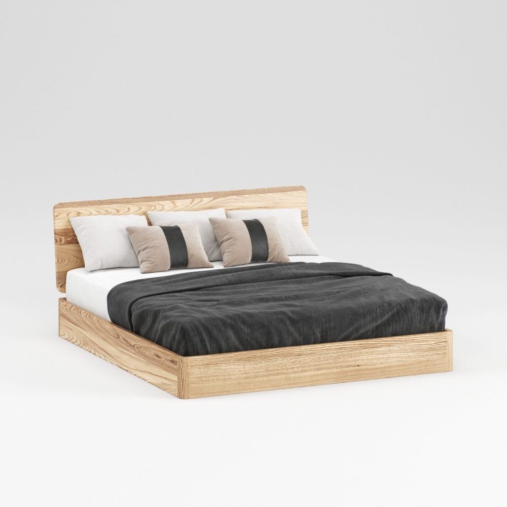 

Двуспальная кровать Skandi Wood SWB004 Шеффилд 140 x 200 см Ясень (Дерево масив Ясень) С подъемным механизмом