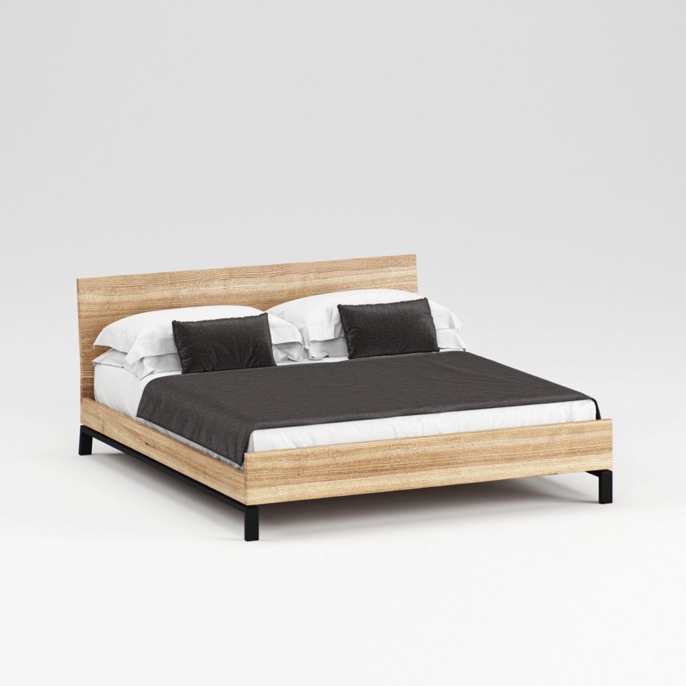 

Двуспальная кровать Skandi Wood SWB002 Бирмингем 160 x 200 см Ясень (Дерево масив Ясень) Без Подъемного механизма
