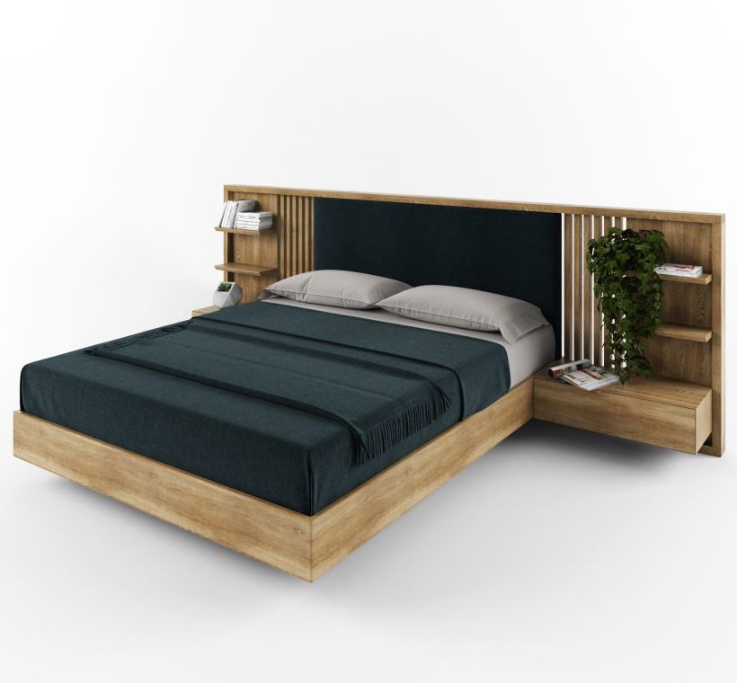 

Двуспальная кровать Skandi Wood SWB040 Керкубри 160 x 200 см Ясень (Дерево масив Ясень) Без Подъемного механизма