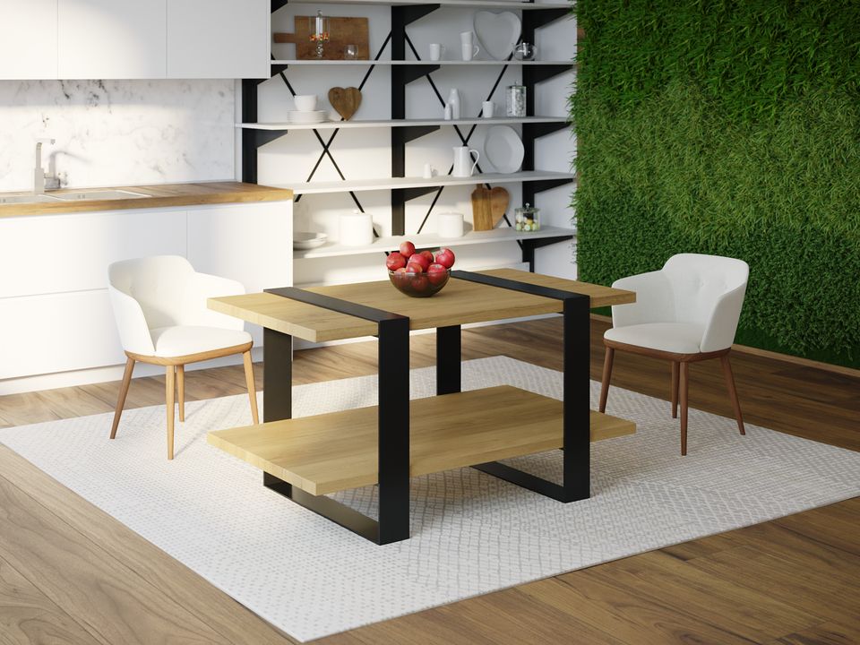 

Обеденный стол HYGGE HG153 Абенра 135 х 80 х 75 см ДСП Дуб Родос светлый