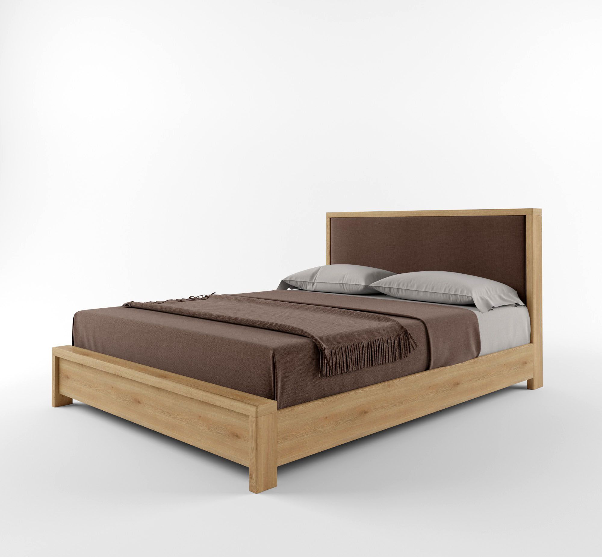 

Двуспальная кровать Skandi Wood SWB038 Берсден 180 x 200 см Ясень (Дерево масив Ясень) С подъемным механизмом