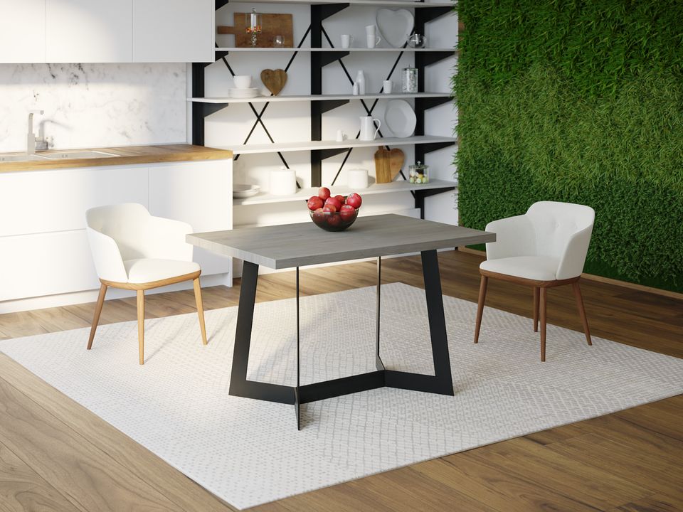 

Обеденный стол Skandi Wood SW063 Нью-Мексико 120 х 80 х 75 см МДФ+Шпон Дуб Темно-Cерый