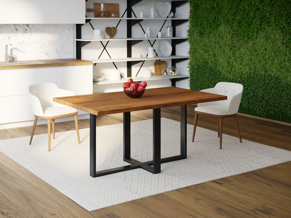 

Обеденный стол Skandi Wood SW099 Роли 150 х 80 х 75 см МДФ+Шпон Дуб Коричневый