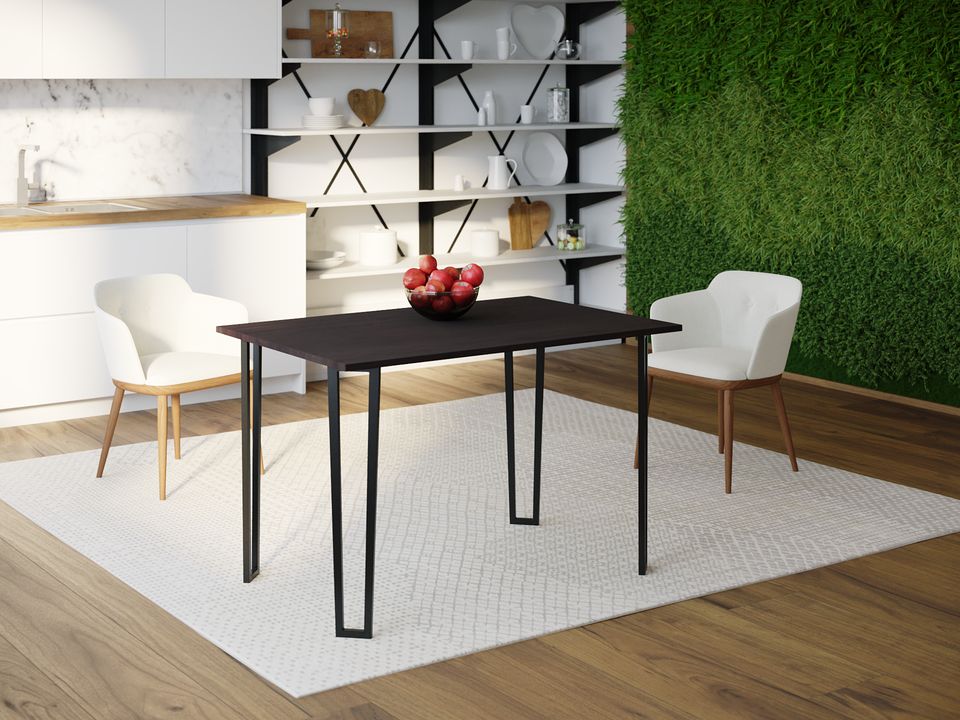 

Обеденный стол Skandi Wood SW041 Вермонт 120 х 80 х 75 см МДФ+Шпон Дуб Венге