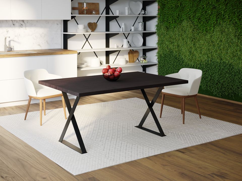 

Обеденный стол Skandi Wood SW093 Нэшвилл 200 х 80 х 75 см МДФ+Шпон Дуб Венге