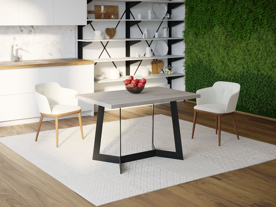 

Обеденный стол Skandi Wood SW063 Нью-Мексико 135 х 80 х 75 см МДФ+Шпон Дуб Серый