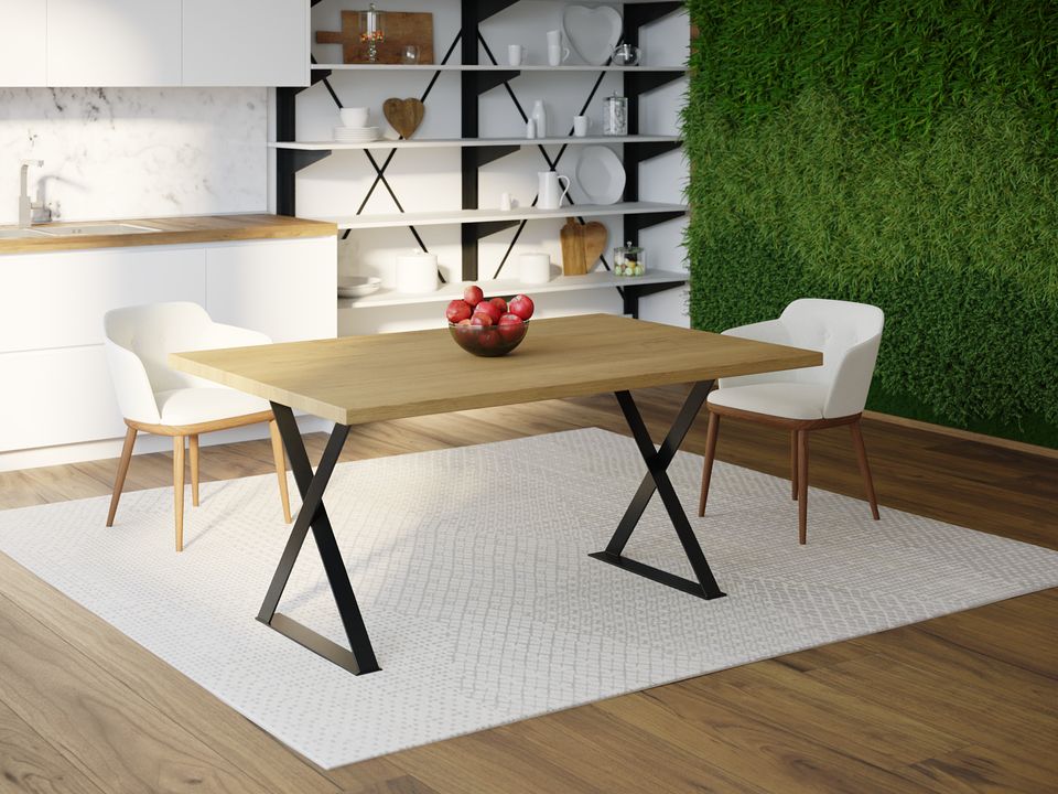 

Обеденный стол Skandi Wood SW093 Нэшвилл 120 х 80 х 75 см МДФ+Шпон Дуб Натуральный