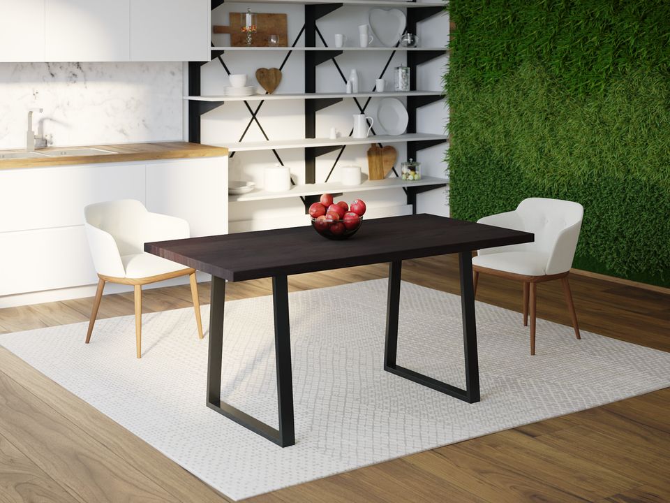 

Обеденный стол Skandi Wood SW073 Род-Айленд 200 х 80 х 75 см МДФ+Шпон Дуб Венге