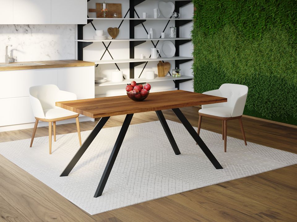 

Обеденный стол Skandi Wood SW091 Колумбия 180 х 80 х 75 см МДФ+Шпон Дуб Коричневый