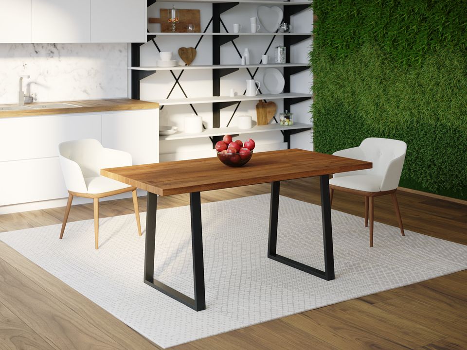 

Обеденный стол Skandi Wood SW073 Род-Айленд 120 х 80 х 75 см МДФ+Шпон Дуб Коричневый