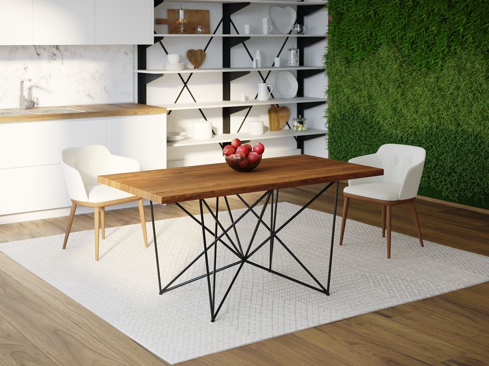

Обеденный стол Skandi Wood SW078 Сейлем 180 х 80 х 75 см МДФ+Шпон Дуб Коричневый