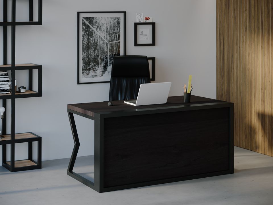 

Компьютерный стол Skandi Wood SW111 Миссури 150 х 80 х 75 см МДФ+Шпон Дуб Венге