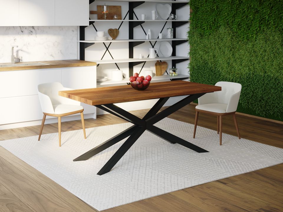 

Обеденный стол Skandi Wood SW037 Айова 150 х 80 х 75 см МДФ+Шпон Дуб Коричневый