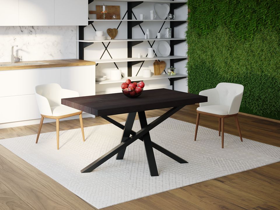 

Обеденный стол Skandi Wood SW048 Колорадо 180 х 80 х 75 см МДФ+Шпон Дуб Венге