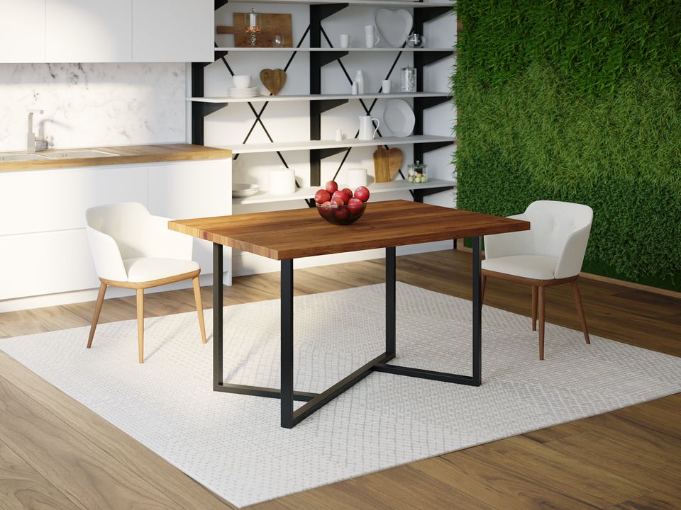 

Обеденный стол Skandi Wood SW038 Аляска 200 х 80 х 75 см МДФ+Шпон Дуб Коричневый