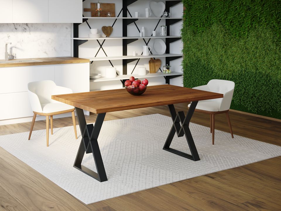 

Обеденный стол Skandi Wood SW095 Таллахасси 200 х 80 х 75 см МДФ+Шпон Дуб Коричневый