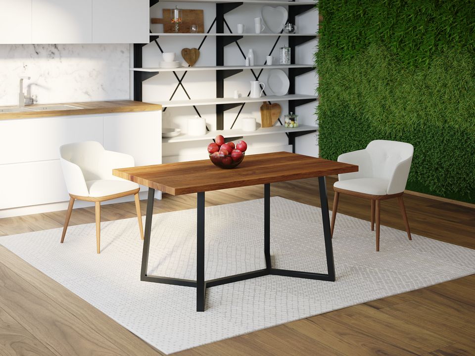 

Обеденный стол Skandi Wood SW064 Луизиана 120 х 80 х 75 см МДФ+Шпон Дуб Коричневый