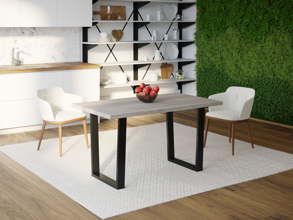 

Обеденный стол Skandi Wood SW087 Аннаполис 150 х 80 х 75 см МДФ+Шпон Дуб Серый
