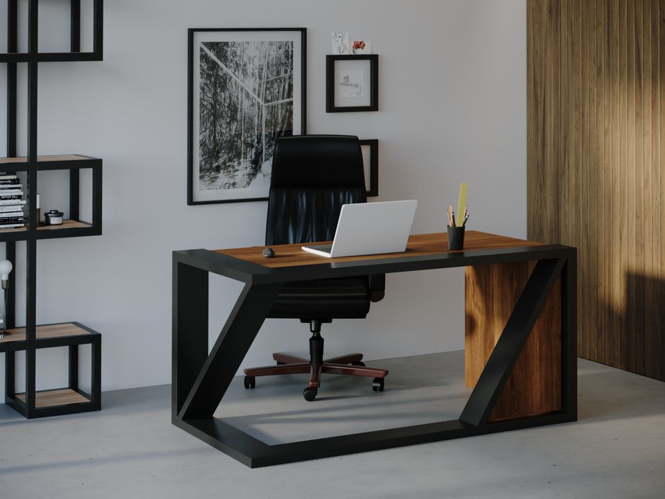 

Компьютерный стол Skandi Wood SW106 Гавайи 135 х 80 х 75 см МДФ+Шпон Дуб Коричневый