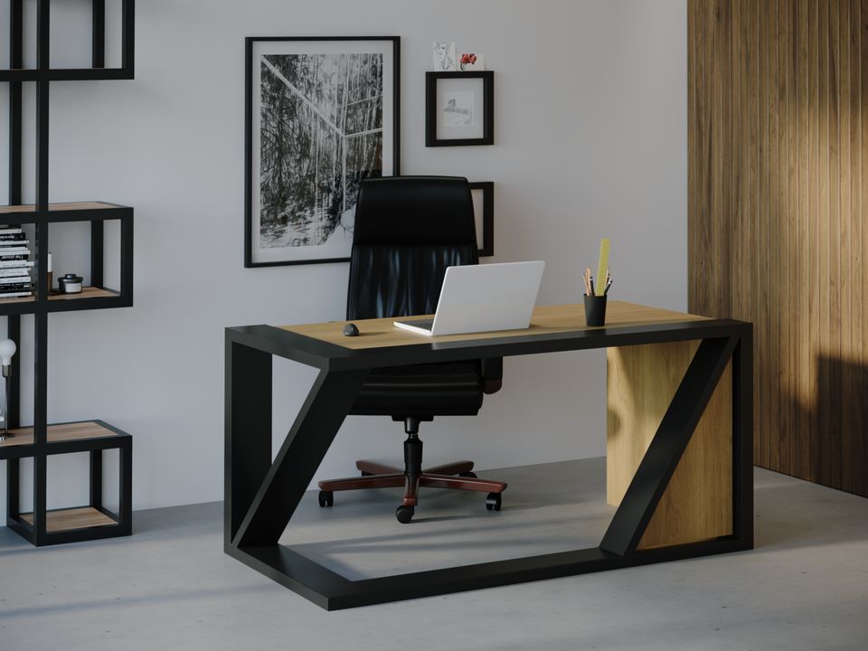 

Компьютерный стол Skandi Wood SW106 Гавайи 180 х 80 х 75 см МДФ+Шпон Дуб Натуральный