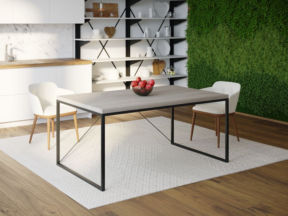 

Компьютерный стол Skandi Wood SW098 Остин 120 х 80 х 75 см Массив Ясень Серый