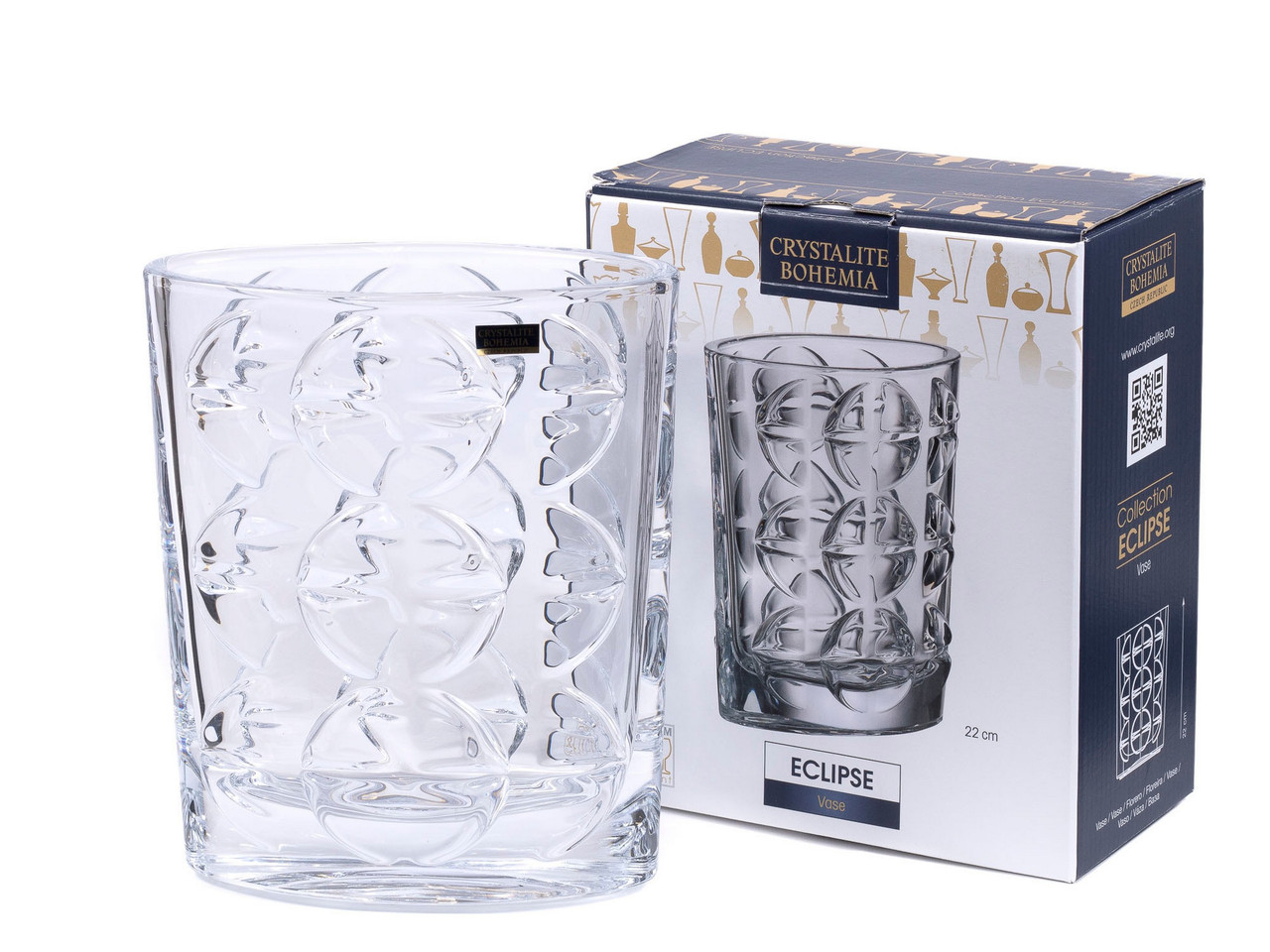 

Ваза Bohemia Eclipse 220 мм 8KH17-99W29
