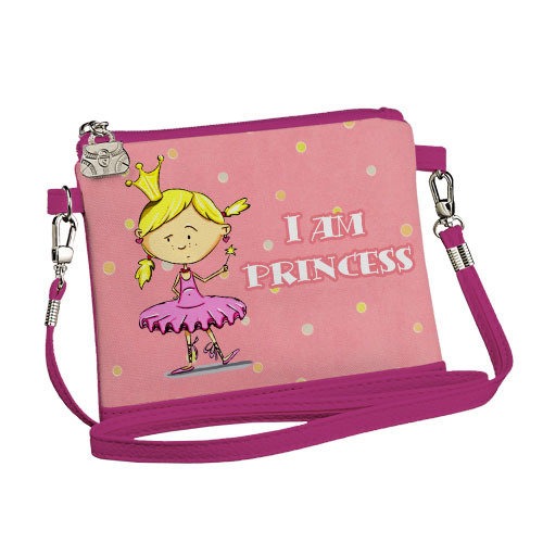 

Сумка для девочки Little fairy Presentville I am princess, розовая 18x14 см