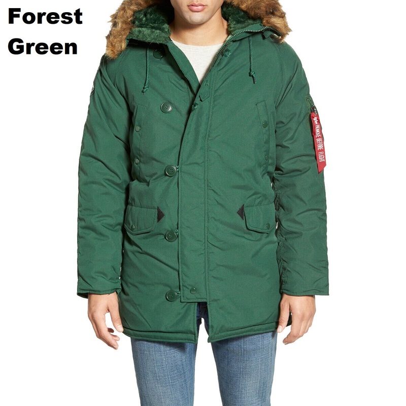 

Alpha Industries Men's Altitude Parka Forest Green, X-Large