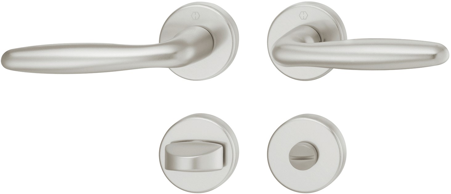 

Комплект ручек Hoppe VERONA WC 2856312 Хромированный Матовый F41-R (901.99.681)