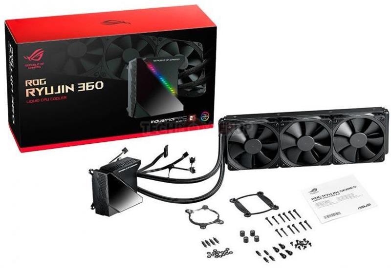 

Система водяного охлаждения Asus ROG Ryujin 3x120mm Aura OLED (ROG-RYUJIN-360), Intel:1150/1151/1152/1155/1156/1366/2011/2011-3/2066, AMD:AM4/TR4, 394x121x27мм, 4-pin