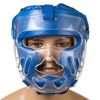

Боксерский шлем закрытый Everlast S синий (SKL11-280862)
