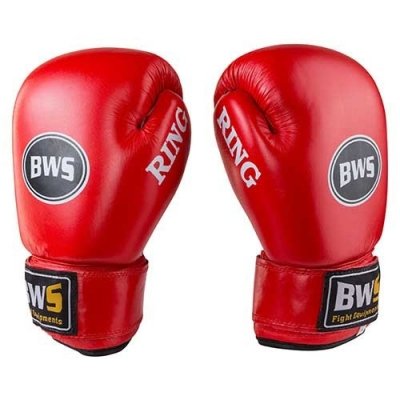 

Боксерские перчатки World sport кожаные красные 8oz Bws Ring (SKL11-281259)