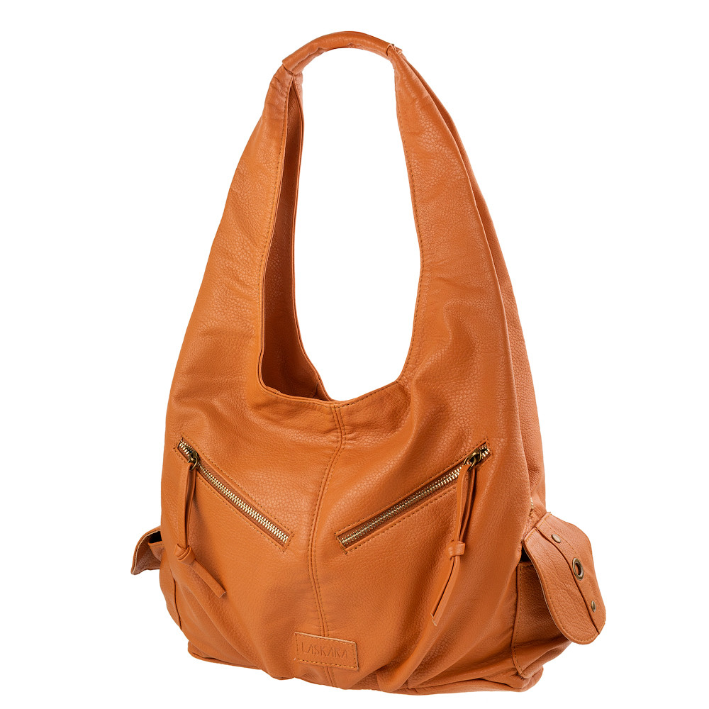 

Женская сумка-хобо (LK-10239-cognac) Laskara 33х29х12 см Коричневый 000149107
