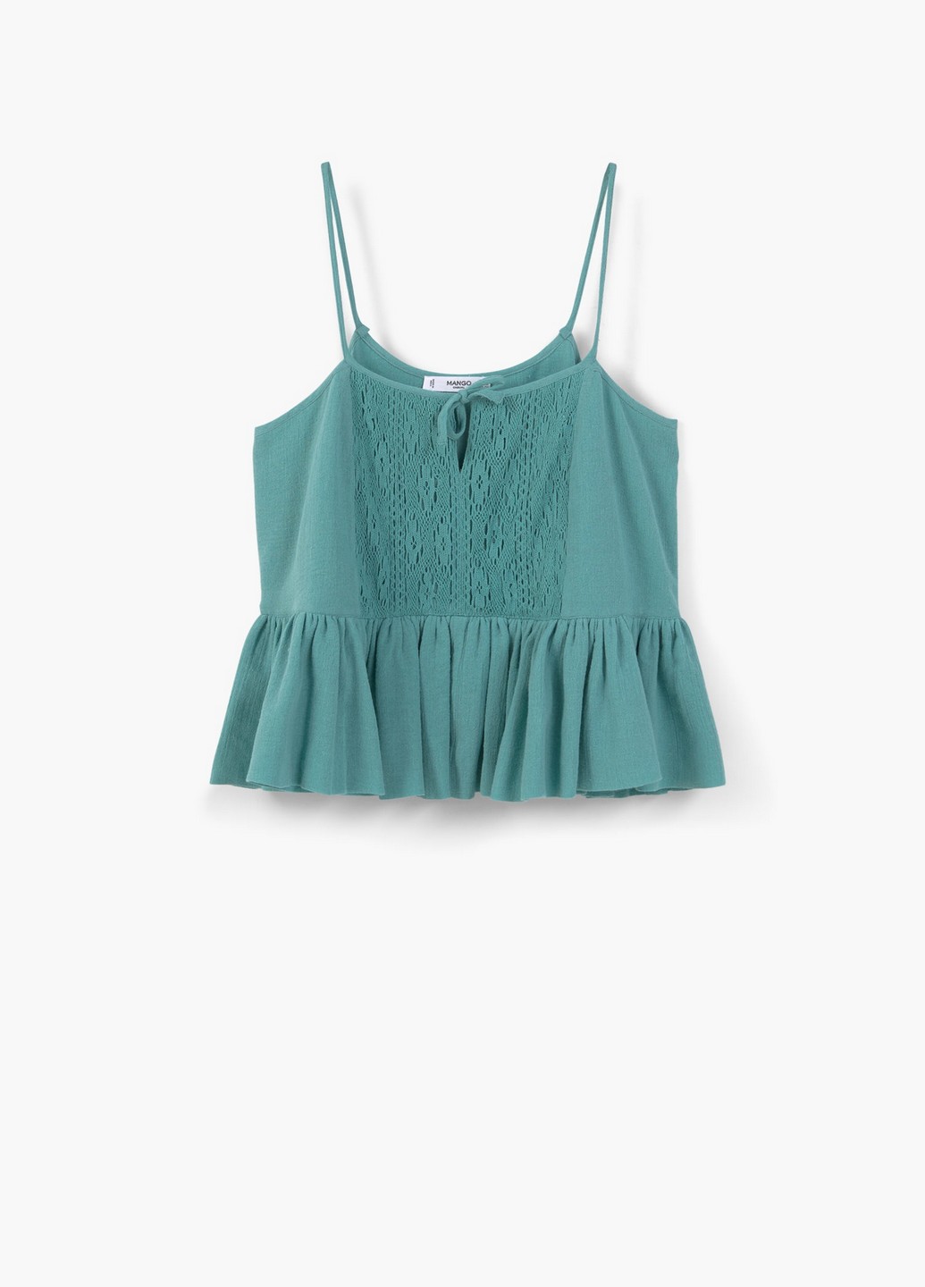 

Топ Mango S Бирюзовый 63097528_01