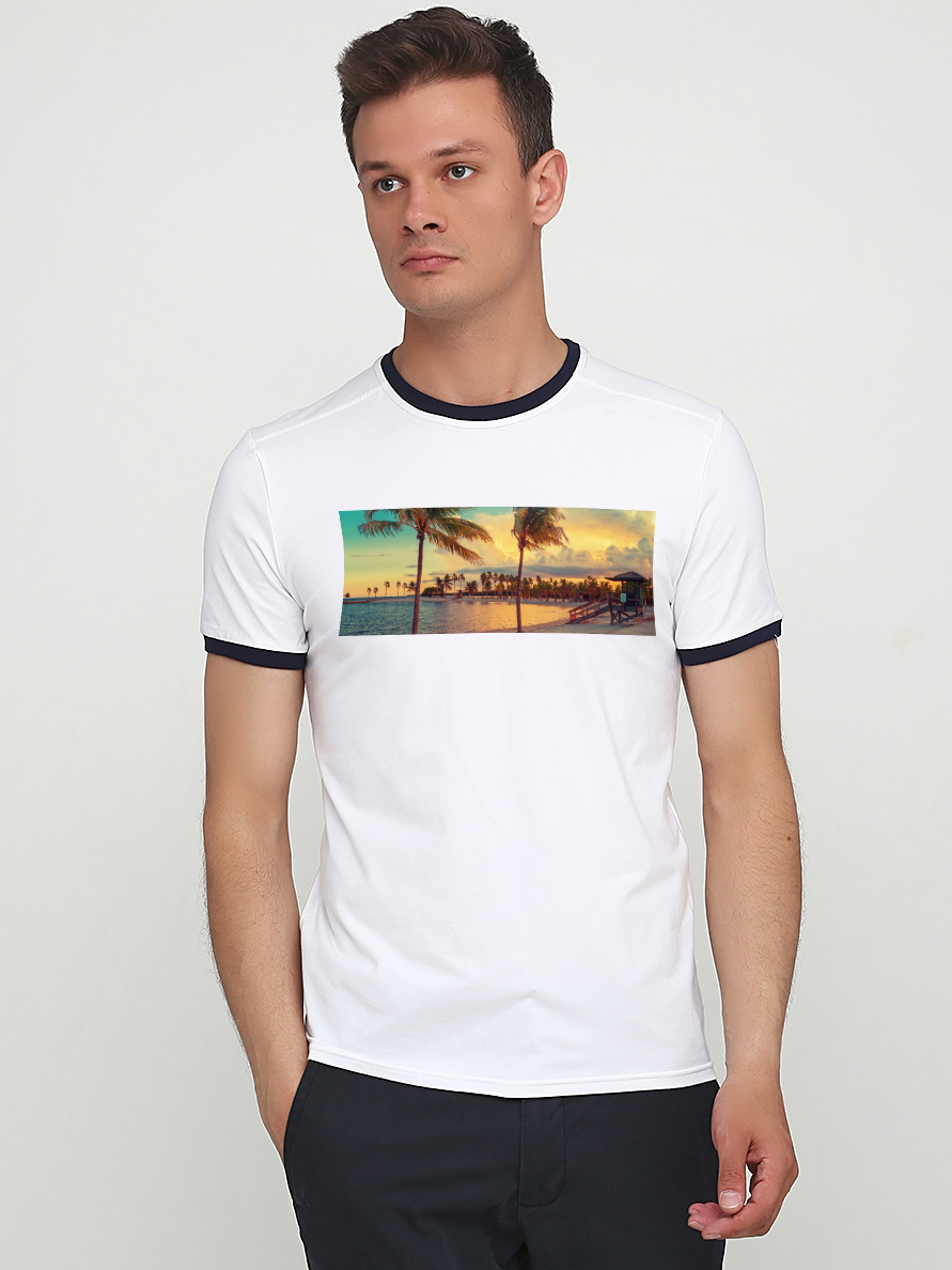 

Футболка Malta 19М440-24-Р3 Beach ХХL (52) Белая-1