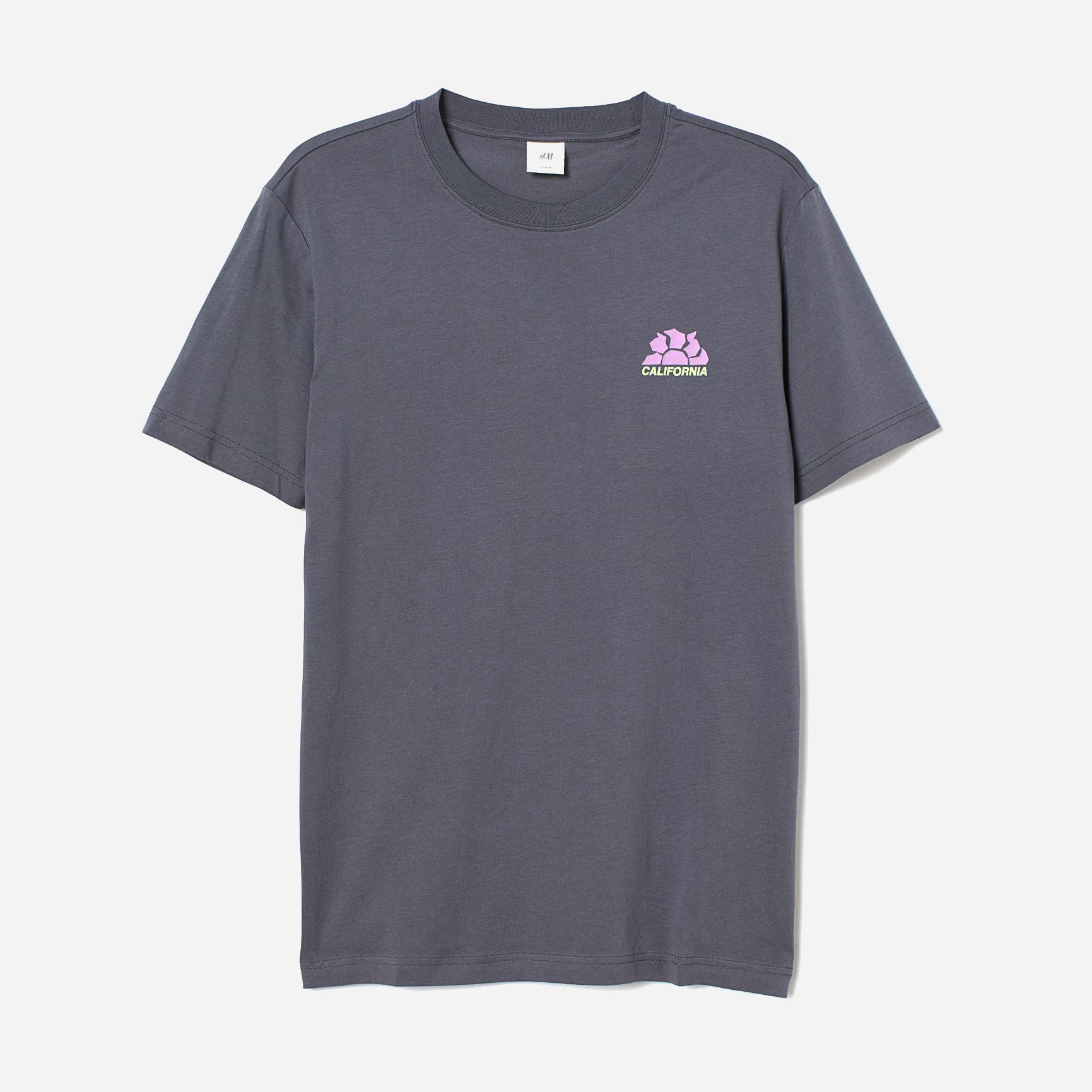 

Футболка H&M 2803-69992392 XL Темно-серая