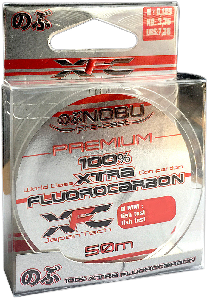 

Флюорокарбон Lineaeffe FF NOBU XFC 50 м 0.3 мм 7.7 кг Прозрачный (3043030)