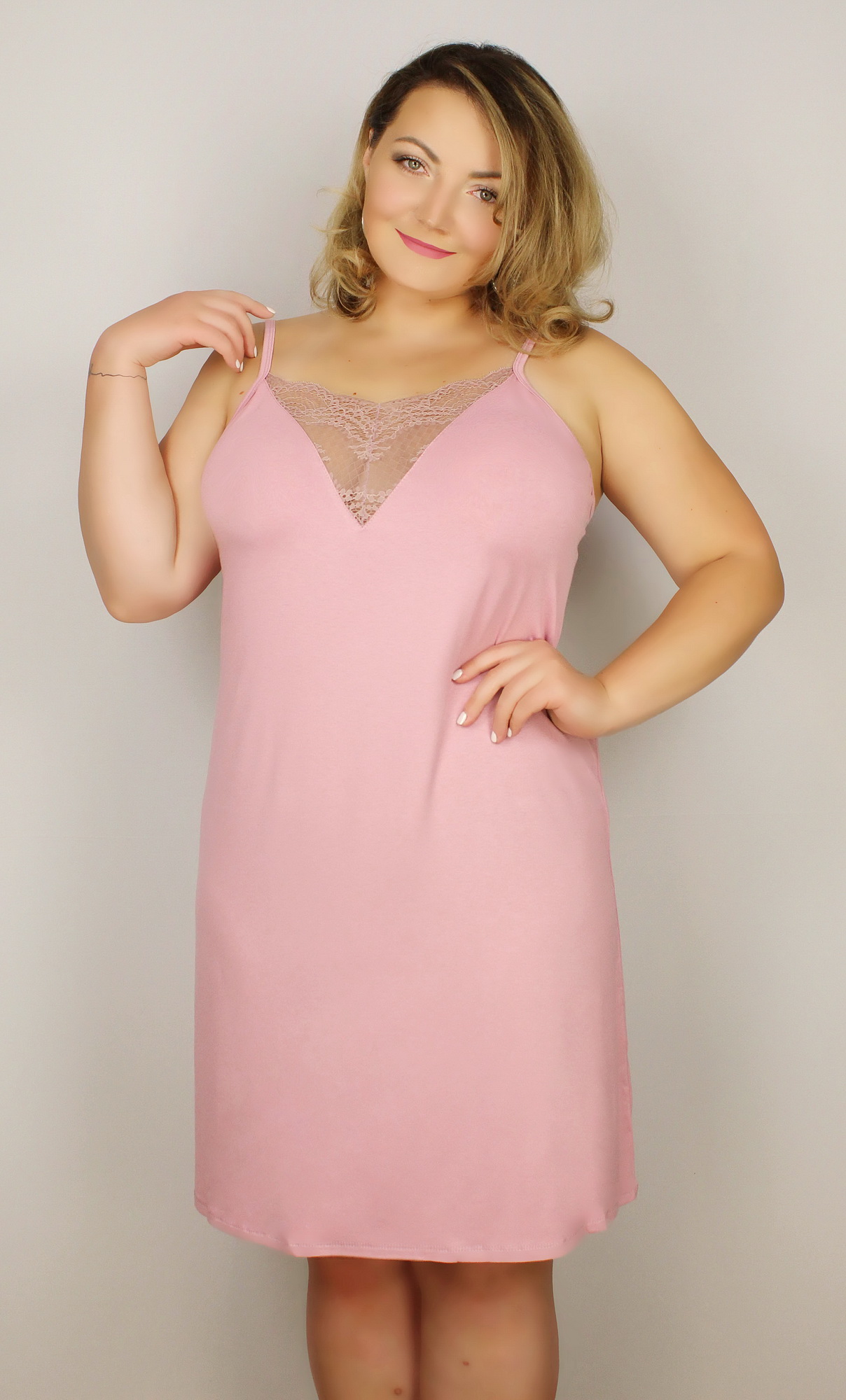 

Сорочка N.EL Пудровый XXL (артикул 934-92)