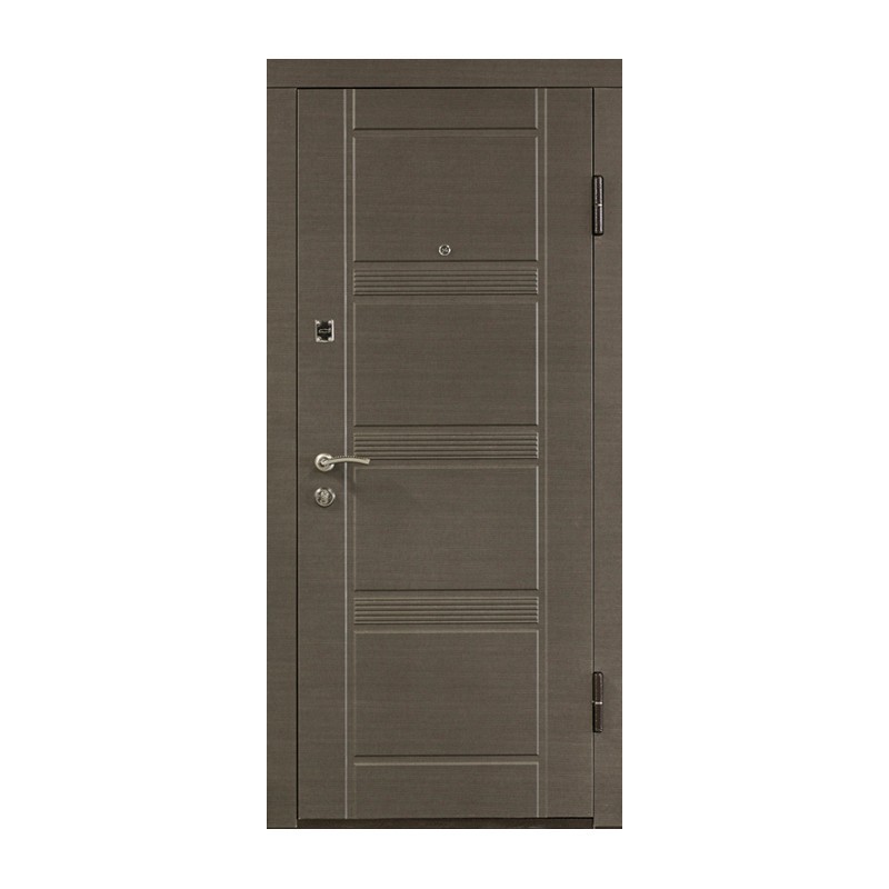 

Входная дверь Министерство дверей 2050х960 мм Венге серый горизонтальный (ПК-29+ R)